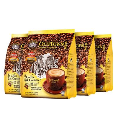 国际旗舰店旧街场白咖啡2合一4袋