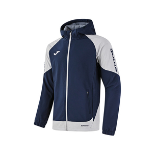 Joma26年新款猎鹰系列男子梭织外套足球训练加绒软壳风雨衣外套