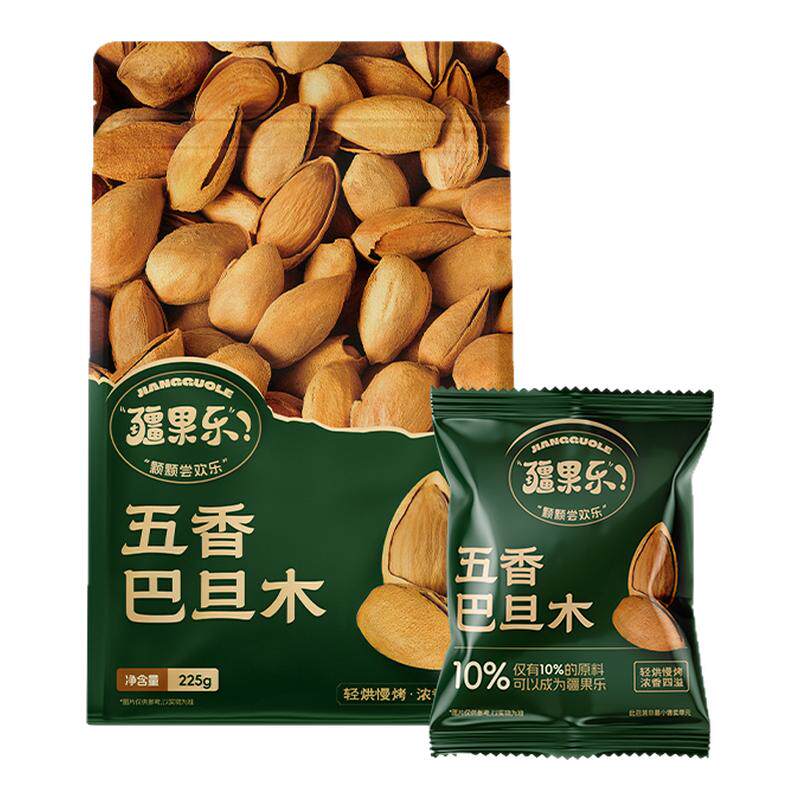 疆果乐五香巴旦木坚果225g零食