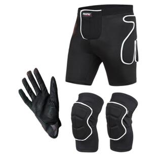 propro滑雪护臀护膝 内穿轮滑护具套装 成人防摔裤男女滑雪防摔裤