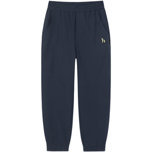 hazzys哈吉斯童装男童裤子春新中大童德立胜轻薄速干长裤