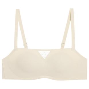 AIMER CHUANG伴夏25夏内衣女软棉托抹胸净痕薄杯文胸CA151641