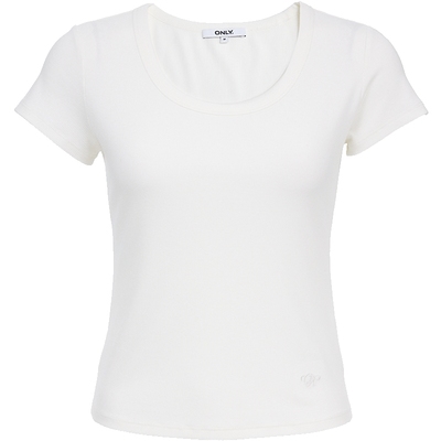 ONLY纯色修身短袖T恤
