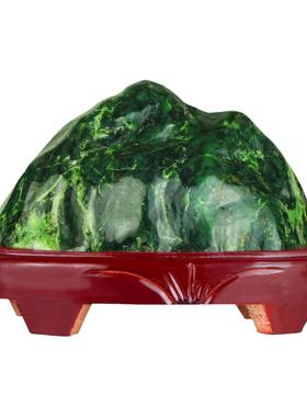 墨玉石摆件天然客厅玄关装饰