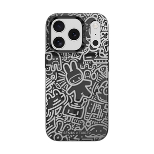 【明星同款】Benks适用苹果17promax磁吸手机壳新款ip16防摔原创iPhone15pro保护套高级涂鸦创意17pm卡通潮牌