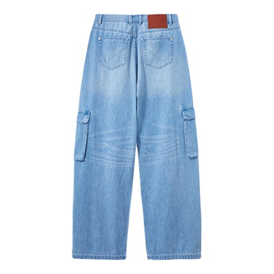 VETEMENTS宽松阔腿牛仔长裤