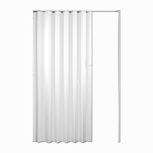 pvc折叠门燃气验收卧室卫生间厨房门阳台客厅商铺隔断推拉百叶门