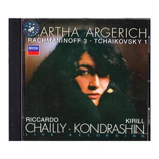 正版 阿格里奇 拉赫玛尼诺夫第三钢琴协奏曲&柴一 1982德版CD唱片