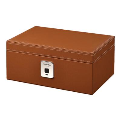 【首饰盒保险箱】YONGFA永发2026新款指纹解锁首饰盒保险箱家用小型珠宝黄金饰品专用高档珠宝贵重物品保管箱