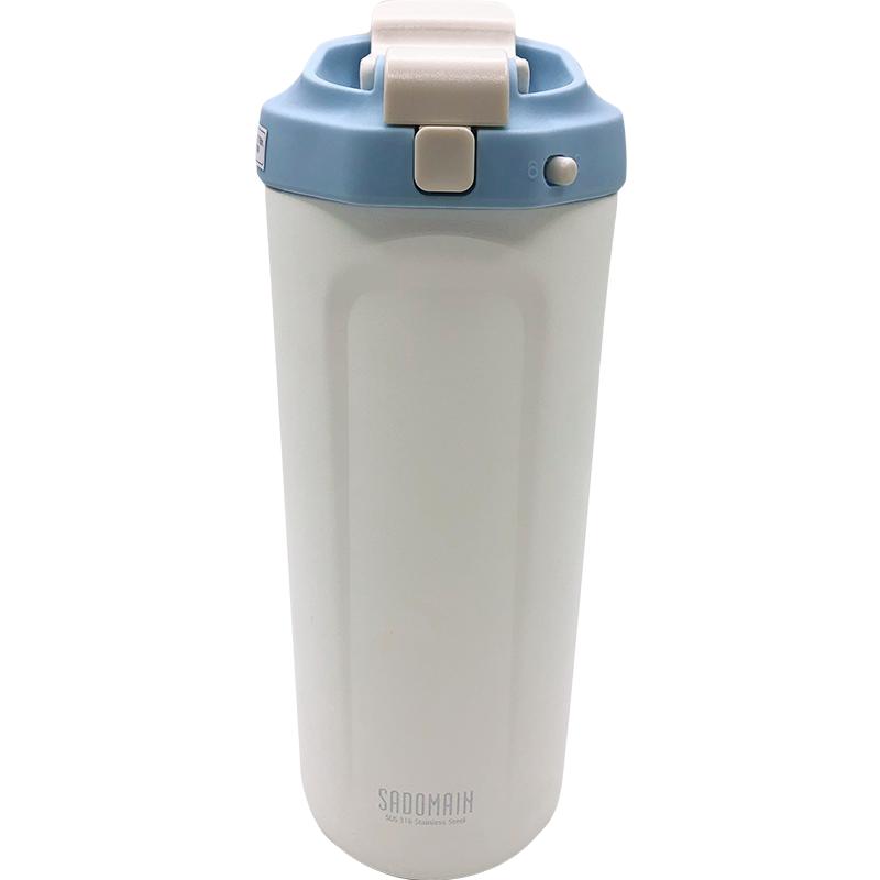 仙德曼高品质咖啡杯700ml吸管随行保温杯保冷冰霸杯超大容量水杯