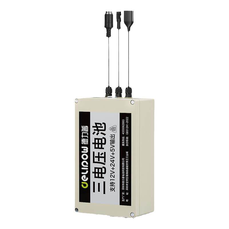德力普三电压电池5v12v24v