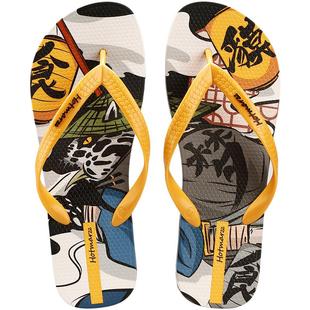 hotmarzz/黑玛人字拖男夏国潮防滑外穿夹脚室外旅行沙滩海边拖鞋