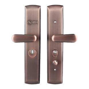 玥玛防盗门拉手不锈钢拉丝面板入户门大门家用通用型古铜把手