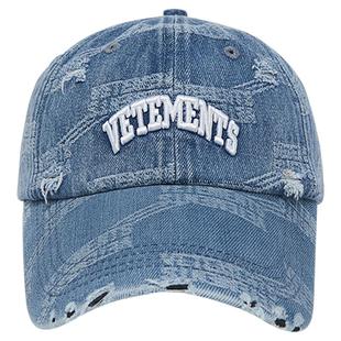 VETEMENTS 春夏新款鸭舌帽子男女四季可调节户外出行棒球帽301446