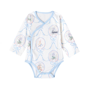 Domiamia宝宝包屁衣满月百天新生儿小月龄衣服棉初生婴儿连体衣