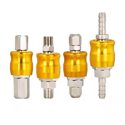 C式铝合金自锁快速接头SM PM SP PP SF PF SH PH气泵空压机耐高温