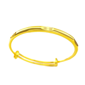 24k黄金手镯999足金镯子古法黄金手镯纯金手镯女士实心手环不掉色