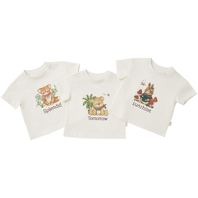 尼多熊儿童纯棉透气长袖T恤清仓