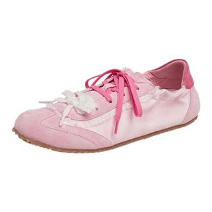 杨幂同款思加图新款甜酷百搭休闲德训鞋阿甘鞋芭蕾舞鞋女C3397CM5