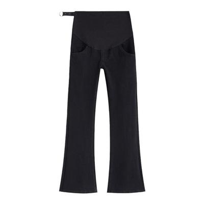 布衣妈咪孕妇喇叭牛仔裤弹力显瘦