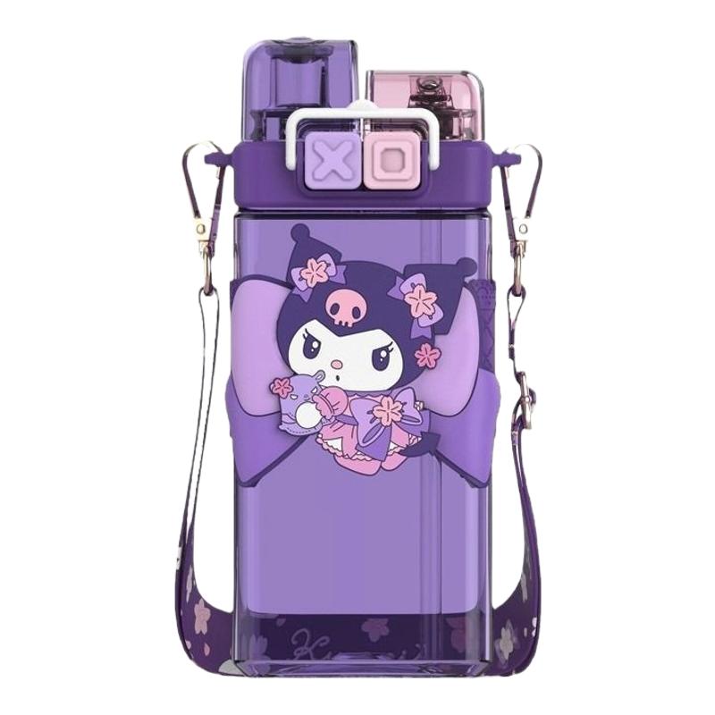 hellokitty凯蒂猫吸管水杯儿童学生tritan双饮夏可爱男女防摔水壶