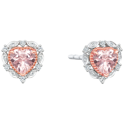 周大福SOINLOVE摩根石钻石耳钉