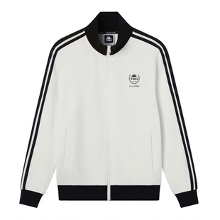 Kappa卡帕 26年新款美式撞色立领外套男女运动棒球服夹克情侣上衣