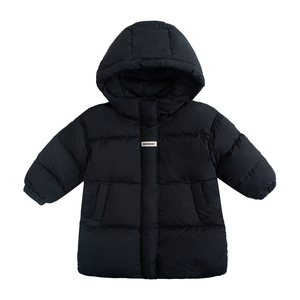 女童羽绒服冬装2025新款中长款加厚90白鸭绒韩版儿童过膝三防外套