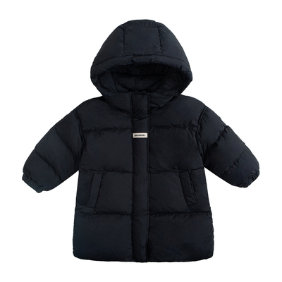 儿童中长款加厚杜邦三防羽绒服