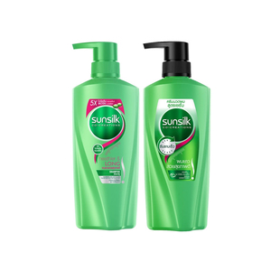 泰国sunsilk夏士莲洗发水护发素绿色修复干枯改善毛糙椰子西瓜