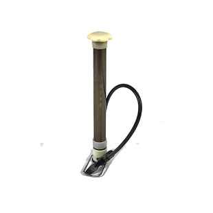 欧耐自行车摩托车迷你高压打气加气筒便携带脚踏软管铝制法嘴美嘴