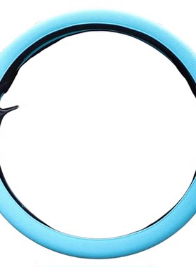 汽车方向盘套四季通用防滑硅胶软皮纹圆D型水洗高级感车把套男女