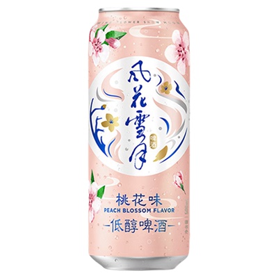 风花雪月500ml12罐聚会低醇啤酒