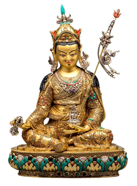 莲花生大士佛像尼泊尔进口释迦族