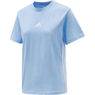 盛世长运adidas阿迪达斯夏季女子运动休闲圆领短袖T恤JE1227