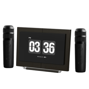 悬浮歌词蓝牙音箱AI智能家用k歌话筒音响一体麦克风生日礼物女生