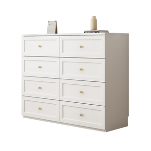 嗨佩小匠超薄斗柜30cm窄款五斗柜卧室极窄六斗柜法式收纳柜定制