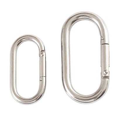 304不锈钢跑道型弹簧钩