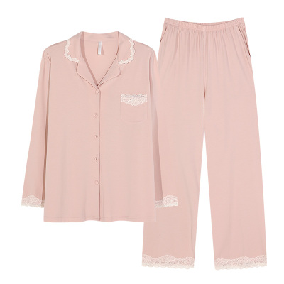 新一步女士纯棉开衫睡衣家居服