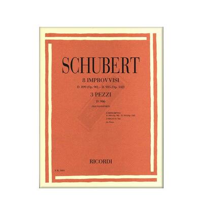 舒伯特8首即兴曲与3首小品
