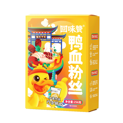 回味赞速食老鸭血粉丝汤地方特产正宗南京小吃夜宵方便食品老鸭汤