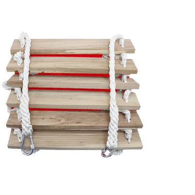 防滑木板工程尼龙绳高空攀登软梯