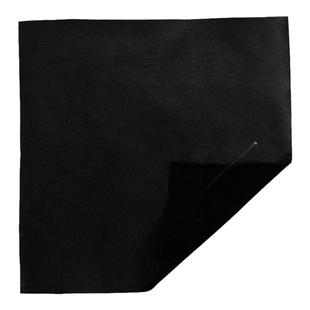 事儿 高弹力针织仿皮布－哑光小羊皮款四面弹PU设计师面料 暗黑色