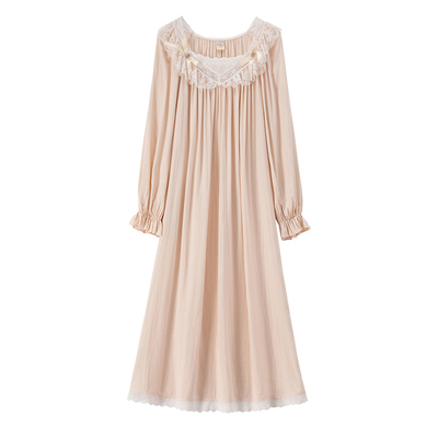RoseTree复古宫廷风少女蕾丝睡裙