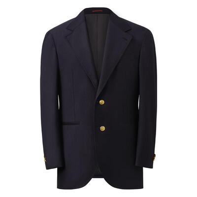 120支精纺羊毛单排扣布雷泽西服