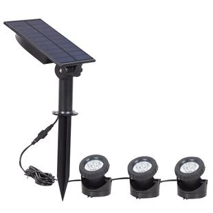 太阳能水下led鱼池灯水底灯景观灯七彩灯防水水景灯喷泉户外射灯