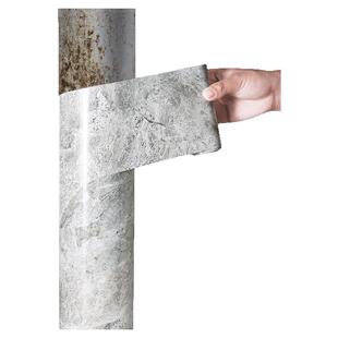 下水管道遮挡装饰自粘厨房天然气包水管子大理石贴纸美化遮丑神器