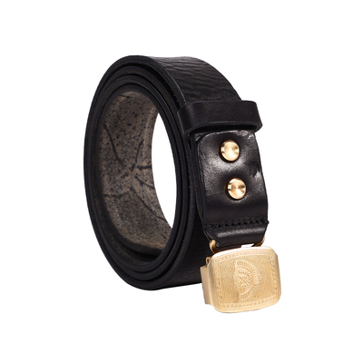 男士头层牛皮纯铜合页扣皮带真皮