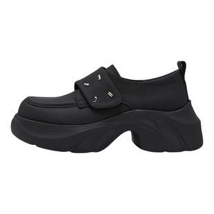 Lee Cooper丨6.5CM厚底乐福鞋女2026新款春季增高单鞋休闲小皮鞋