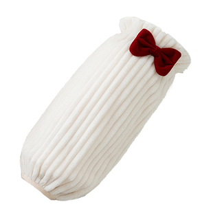 秋冬成人绒布保暖袖套女加厚宽松上班工作防污套袖羽绒服护袖长款